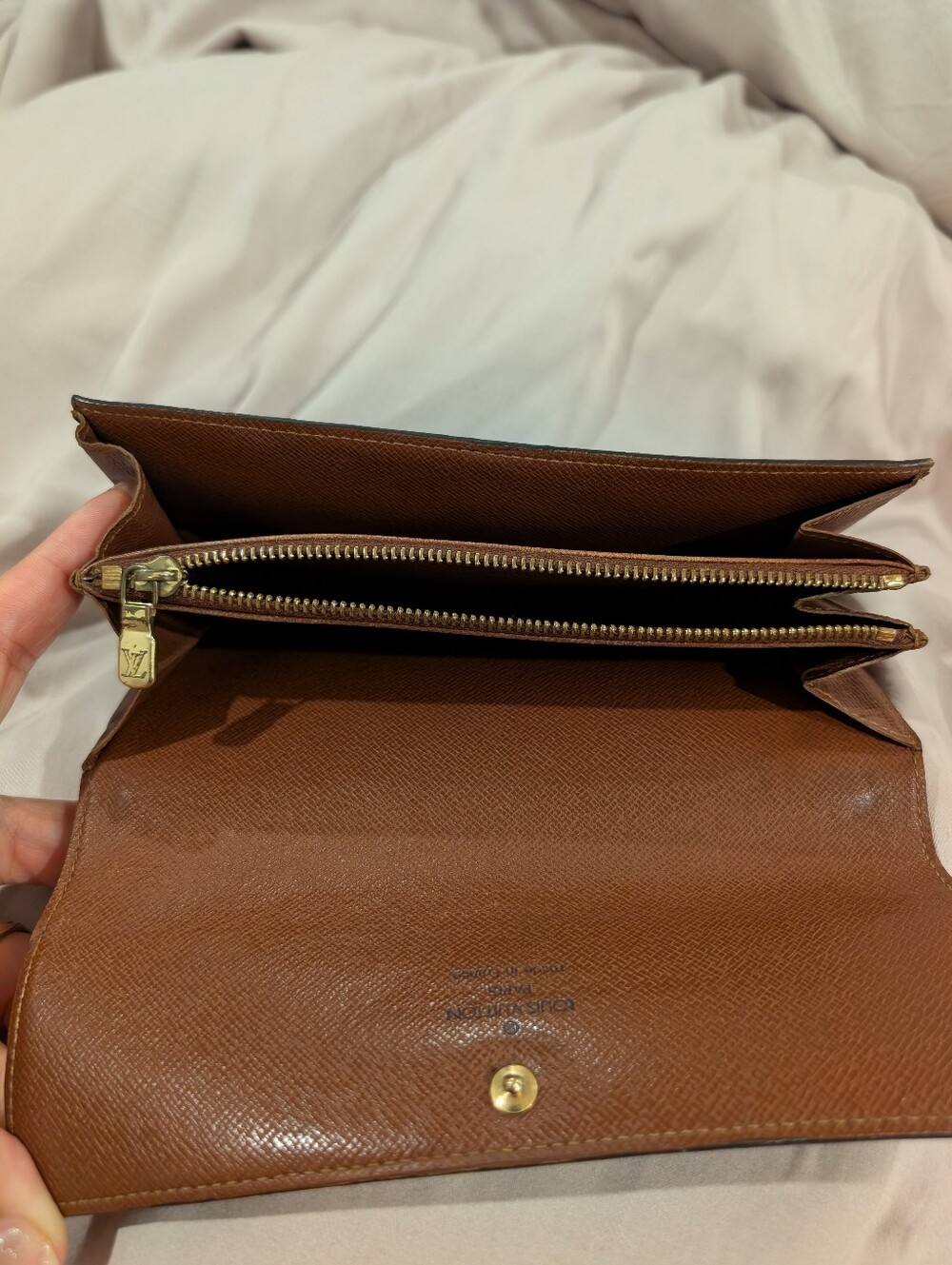 Louis Vuitton Monogram Canvas Chain Wallet in Brown - Picture 5 of 5